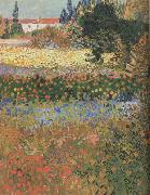 Vincent Van Gogh Flowering Garden (nn04) oil painting picture wholesale